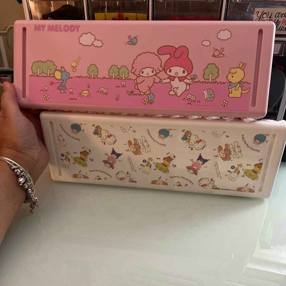 1976, 2017 Sanrio - Hello Kitty & Friends Foldable/Stackable Shelf